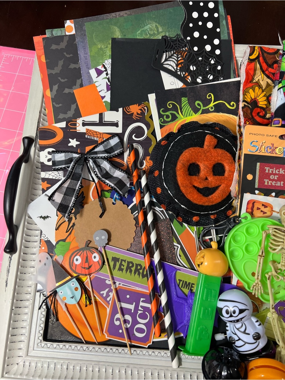 Summerween create a Greeting card Journal kit Junk Journal kit - Picture 4 of 6